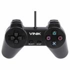 Controle Pc Usb Ps1/playstation 1 Preto - Retrô - Vinik Play 1 Preto F018