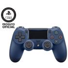 Controle PS4 Original Sony Dualshock 4 Azul Midnight Blue 12 Meses de Garantia