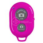 Controle Remoto Disparador Foto Bluetooth Selfie - Rosa Nº10