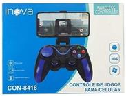 Controle Sem Fio Inova Con-8418 Azul