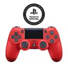 Controle Sony Dualshock 4 Magma Red (Com led frontal) - PS4