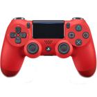 Controle Sony Dualshock 4 PS4, Sem Fio, Magma Vermelho CUH-ZCT2U