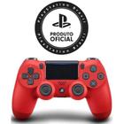 Controle Sony Dualshock 4 PS4 Sem Fio Magma Vermelho CUH-ZCT2U