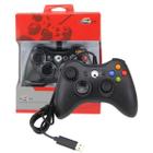 Controle Usb Com Fio Xbox 360 Compatível com Computador Pc Notebook