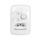 Controle ventilador teto dimmer tomada bivolt307 rima