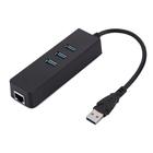 Conversor 3.0 HUB para RJ45 Ethernet Gigabit + 3 USB - FY