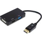 Conversor 3 Em 1 Displayport Macho Hdmi Dvi Vga Cabo Fêmea - Fsu