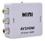 Conversor Adaptador Av2 - Hdmi Video 3 Rca Av Para Hdmi - Avv