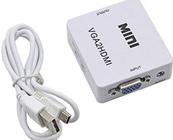 Conversor adaptador vga para hdmi full hd com audio