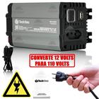 Conversor de energia 200W 12v P/ 110v/220v Inversor De Tensão Entrada Usb Tech One