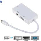 Conversor Mini Displayport Dp Macho 1X3 Para Hdmi Dvi Vga