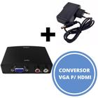 Conversor VGA Femea para HDMI Femea Com Fonte de Alimentação - ADAP0039 - Storm