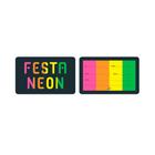 Convite de Aniversário Festa Neon - 8 Unidades