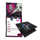 Convite de Aniversário Monster High Regina - Brilhante