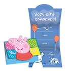 Convite Peppa Pig Personagem Festa Aniversário Infantil 8 Un