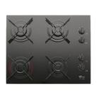 Cooktop 4 Bocas Fischer 4Q Fit Line Gás Preto Bivolt