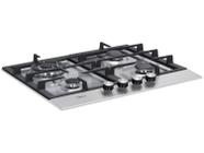 Cooktop 4 Bocas Midea a Gás GLP Inox e Preto