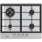 Cooktop 4 Bocas Midea Gás Tripla Chama Aço Inox Bivolt - CYB4B