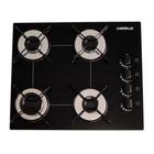 Cooktop 4 Bocas Ultra Chama Chamalux Preto-Bivolt