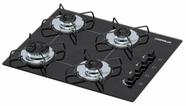 Cooktop 4 Bocas Ultra Chama Preto Chamalux