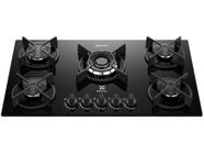 Cooktop 5 Bocas a Gás Electrolux Mesa Vidro Experience ChamaPrecisa, Multi Chama e Grade de Ferro Fundido (KE5GC) Cooktop 5 Bocas a Gás Electrolux Mesa Vidro Experience ChamaPrecisa, Multi Chama e Grade de Ferro Fundido (KE5GC)