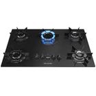 Cooktop 5 Bocas a Gás Mueller com Mesa de Vidro e Ultra Chama Bivolt