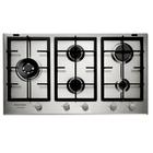 Cooktop 5 bocas Brastemp Gourmand Inox com duplachama e trempe com ferro fundido - BDK90DR