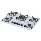 Cooktop 5 Bocas Chamalux Tripla Chama Bivolt Branco