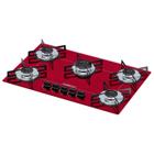 Cooktop 5 Bocas Chamalux Ultra Chama Bivolt Gás Natural