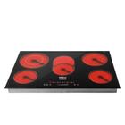 Cooktop 5 bocas eletrico philco vitroceramico 77x52cm pct55vc volcano 220v 055902012