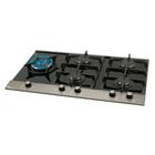 Cooktop 5 Bocas Fischer 5Q Platinium Vidro Temperado Gas Preto Bivolt