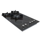 Cooktop 5 Queimadores Gás/Elétrico Tripla Chama Mesa Vitrocerâmica TOP 220V Fischer