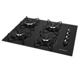 Cooktop A Gas 4 Bocas Bivolt Preto Com Inox Ctg-01 Mondial