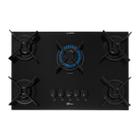 Cooktop a Gás 5 Bocas Bivolt Fit Line Trempe Iron Fischer