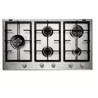 Cooktop à Gás Brastemp Gourmand 5 Queimadores Inox 90cm 220v