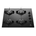 Cooktop a Gás Electrolux 4 Bocas Preto C/ Acendimento Automático KE4GP Bivolt