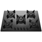 Cooktop à Gás Electrolux 5 Bocas com Mesa de Vidro e Grades de Ferro Fundido Preto Bivolt