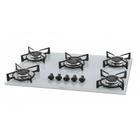 Cooktop à Gás Fischer 5 Bocas 1642-6986 Branco Bivolt