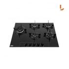 Cooktop a Gás Glass Inox 5 Bocas Acendimento Automático Bivolt Preto 4000w - Franke