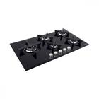 Cooktop a Gás Tramontina Penta Glass Flat 5 Queimadores Acendimento Automático