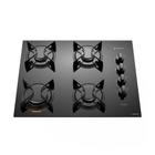 Cooktop Atlas U Top 4 Bocas Acendimento Automático Preto