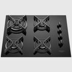 Cooktop Dako Supreme 4Bcs Tripla Chama Bivolt Preto - 300001513