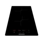 Cooktop de Indução Itatiaia MIDI Touch Fogão 2 Bocas Com Timer 220V 2000W Trava de Segurança Preto