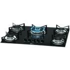 Cooktop Fischer 5 Bocas 1743-5733, Tripla Chama, Preto