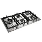 Cooktop Gourmand 5 Bocas Gás Inox 90 cm Brastemp BDK90DR