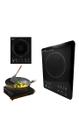 Cooktop Indução Fogão eletrônico 1 Boca Vidro Slim Touch