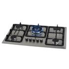 Cooktop Inox 5 Bocas à Gás Tripla Chama Infinity Bivolt Fischer