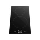 Cooktop Mueller 2 Bocas de Indução com Mesa em Vitrocerâmico e Acendimento Automático Preto 220V