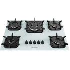 Cooktop mueller 5 bocas tripla chama branco g5