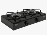 Cooktop Sobrepor Mesa De Vidro 2 Bocas - Clarice - Preto